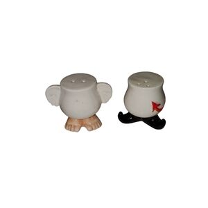 Vintage Enesco Angel And Devil Eggs Salt And Pepper Set